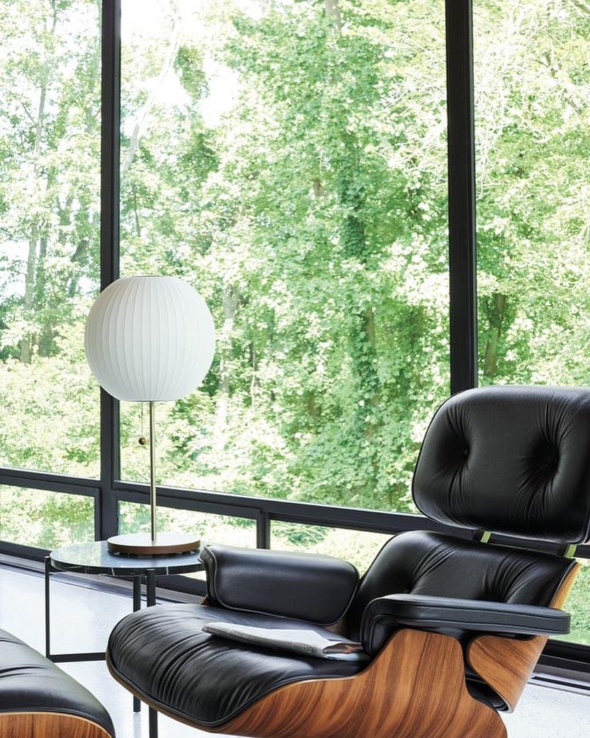 Nelson Table Lamp - Mid Century Modern LED Desk Lamp for Home & Office - Perfect for Living Room, Bedroom, or Study Lighting