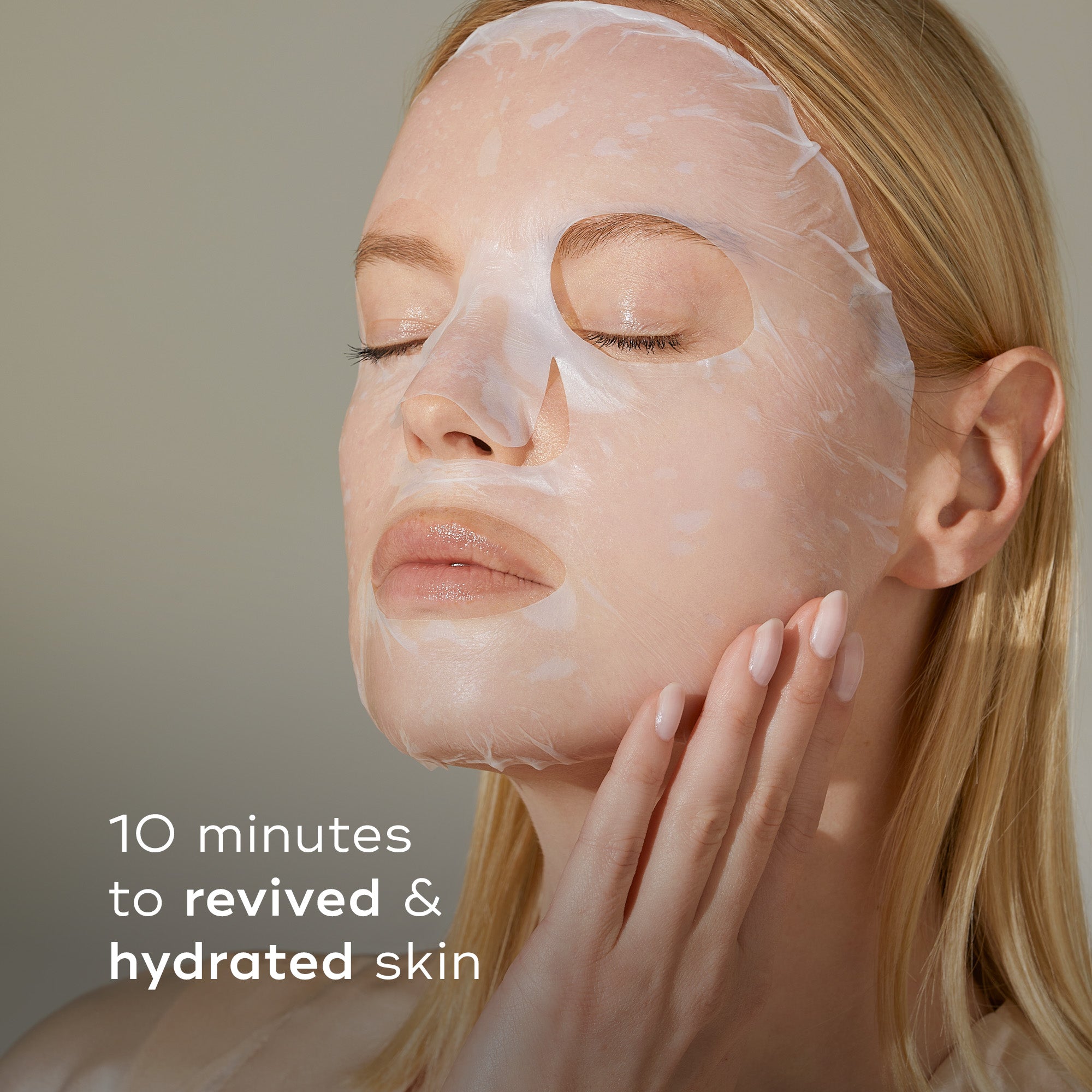 Ultimate Recovery Bio Cellulose Face Mask - Hydrating & Anti-Aging Skincare for Dry Skin - Perfect for Post-Workout, Travel & Nighttime Routine