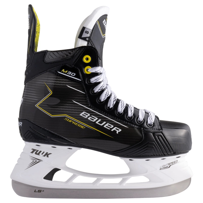 Bauer Supreme M30 Intermediate Ice Hockey Skates - Lightweight Performance Skates for Youth & Adult Hockey Players - Perfect for Ice Rink Games, Training & Competitive Play