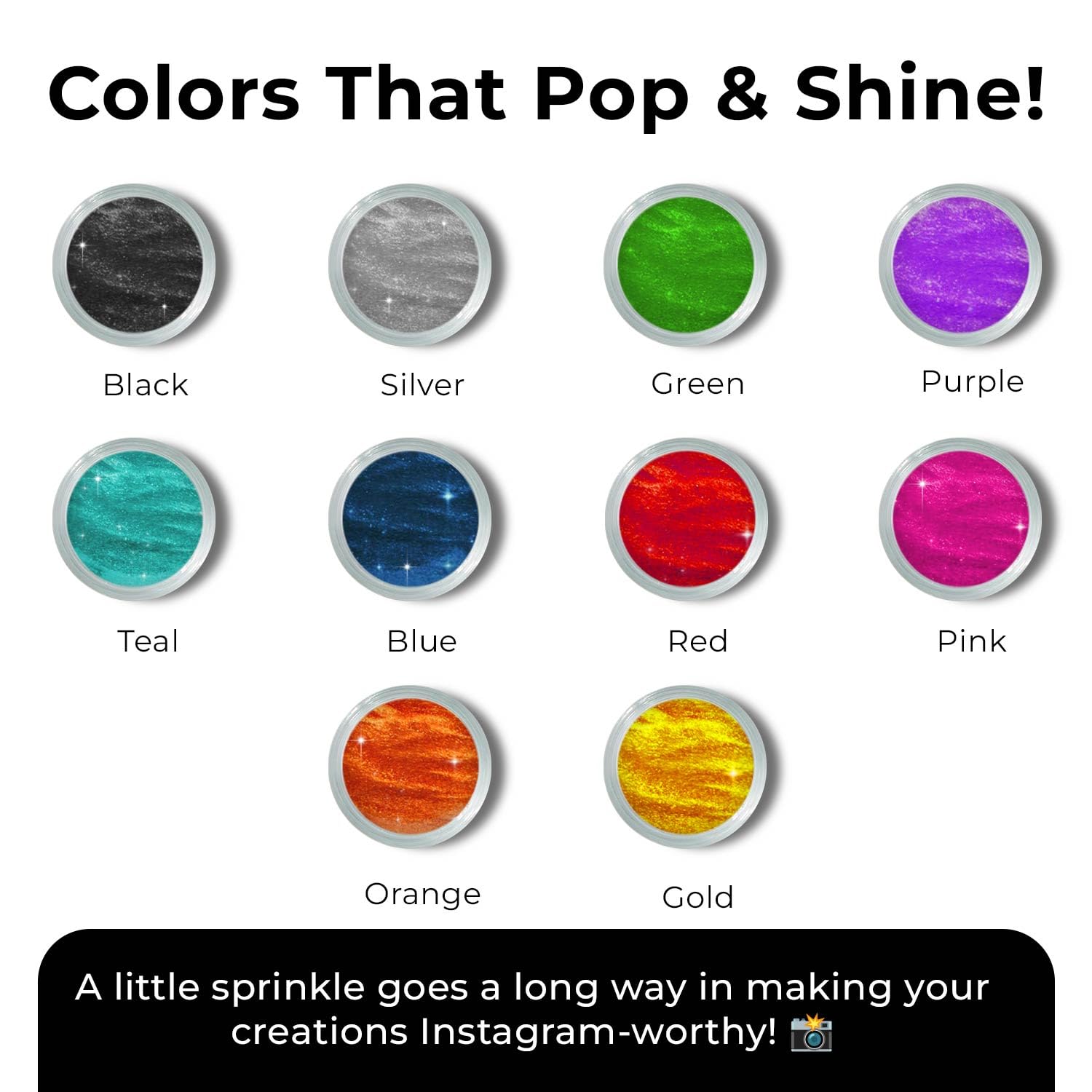 20g Bulk Rose Gold Edible Glitter for Cakes, Drinks, Cocktails & Strawberries - Food Safe Cake Decorations & Beverage Glitter for Baking, Desserts & Party Drinks
