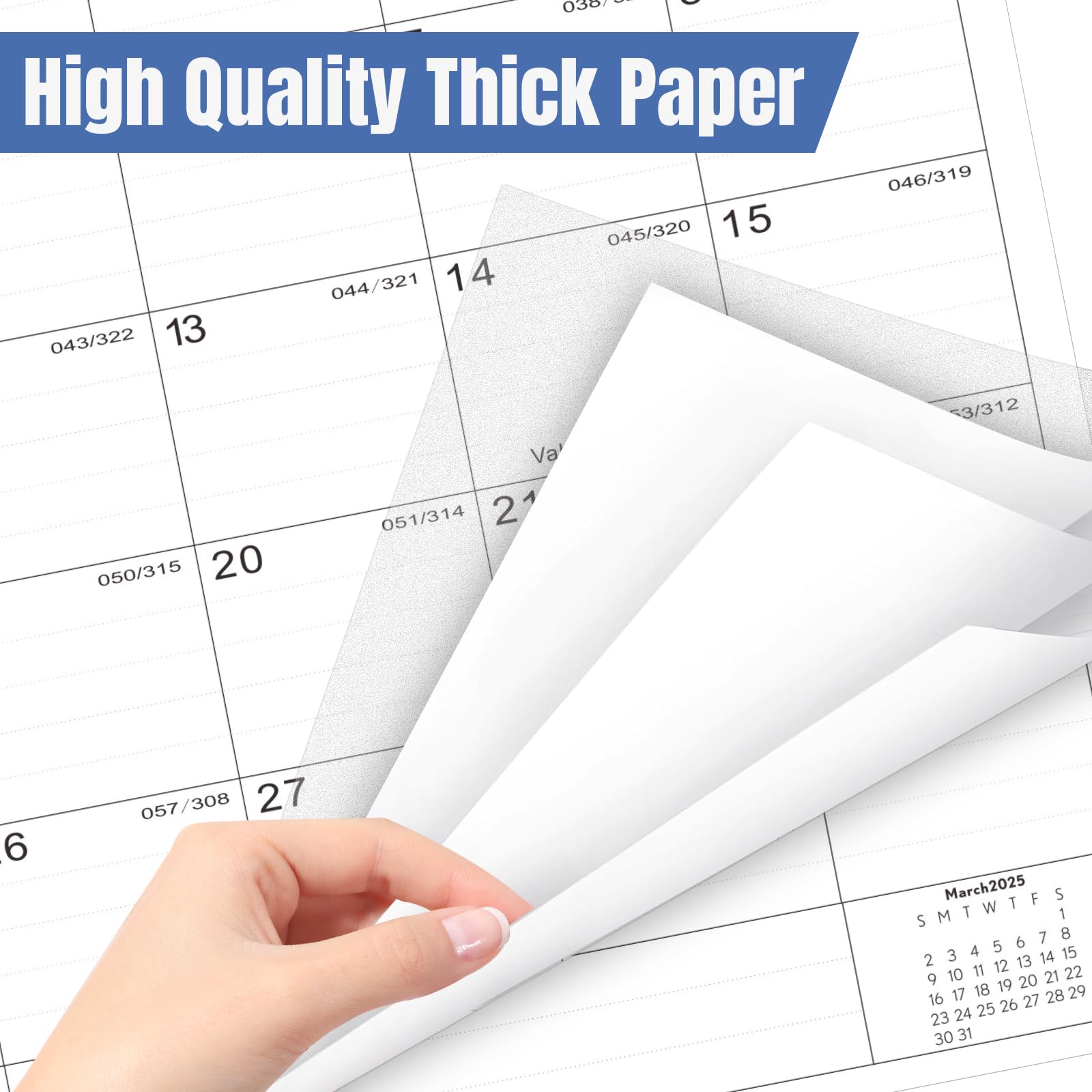 2025-2026 Large Desk Calendar Planner - 22