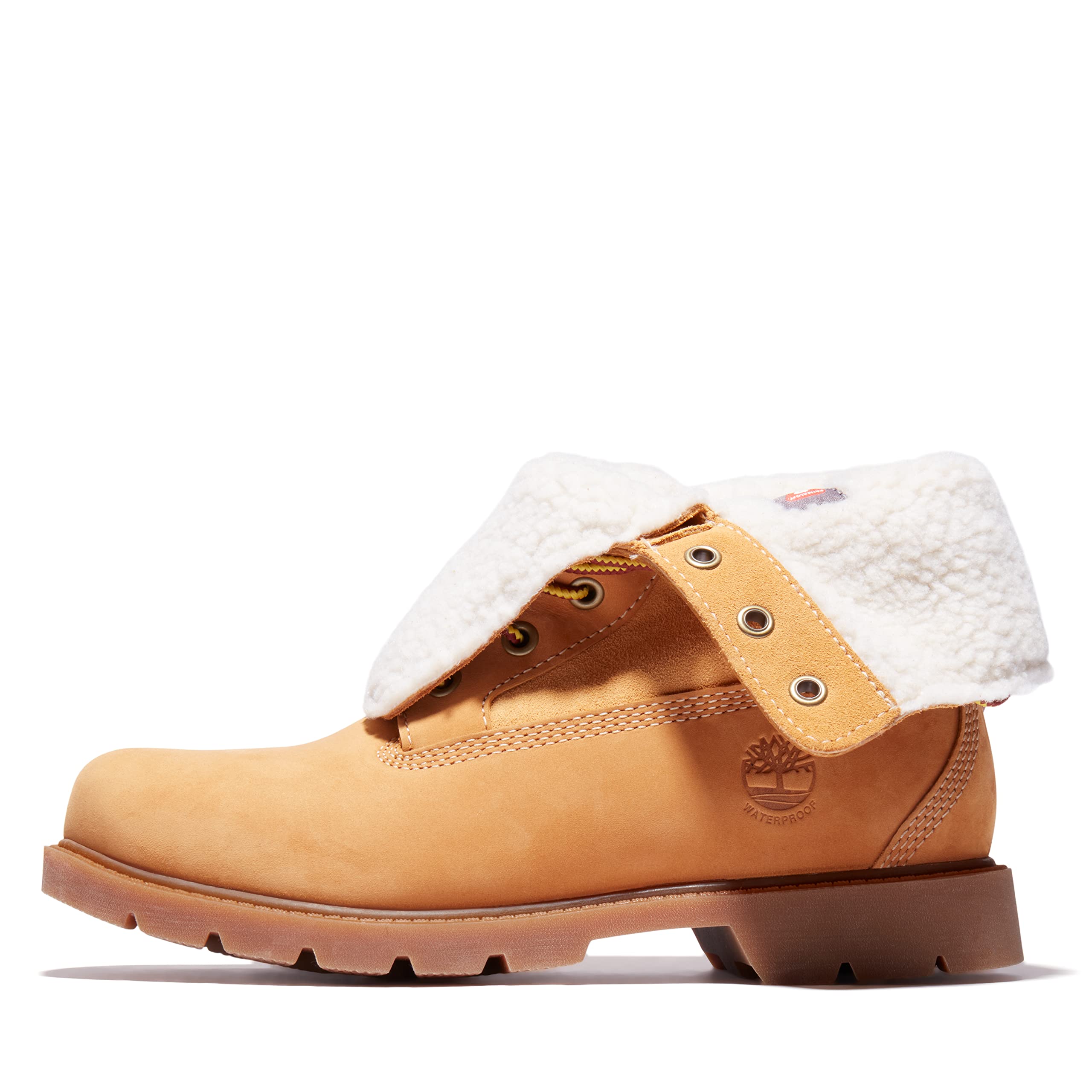 Timberland Women's Linden Woods Waterproof Fleece-Lined Fold-Down Winter Boots - Warm & Stylish for Hiking, Snow & Casual Outfits