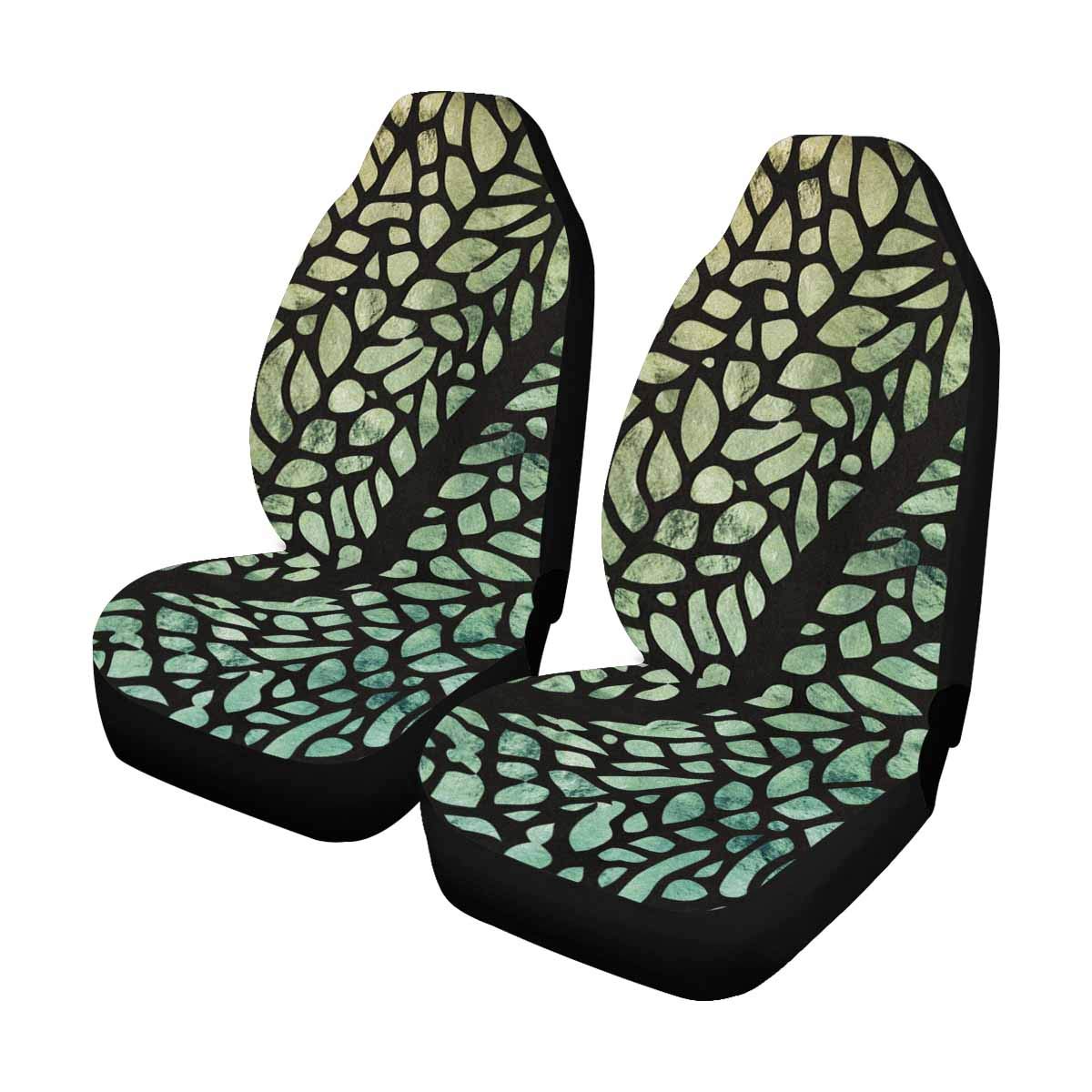 InterestPrint Dragonfly Purple Car Seat Covers Full Set of 2 - Soft & Durable Front Seat Protectors for Sedan, SUV, Truck | Perfect for Daily Commute, Road Trips & Gift Giving