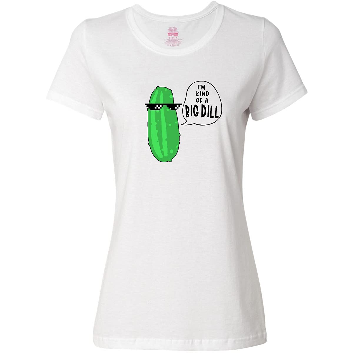 Funny I'm Kind of a Big Dill Pickle Graphic T-Shirt for Women - Trendy Casual Tee with Sunglasses Design - Perfect for Summer Outfits, Girls Night Out & Pickle Lovers