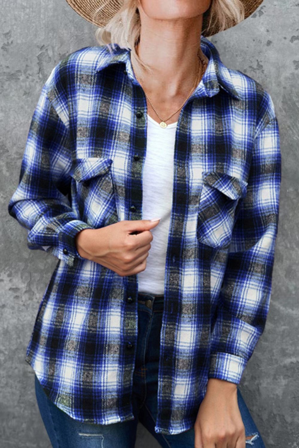Men's Classic Plaid Long Sleeve Button-Down Shirt with Collar - Casual & Business Wear for Office, Dating, and Outdoor Activities