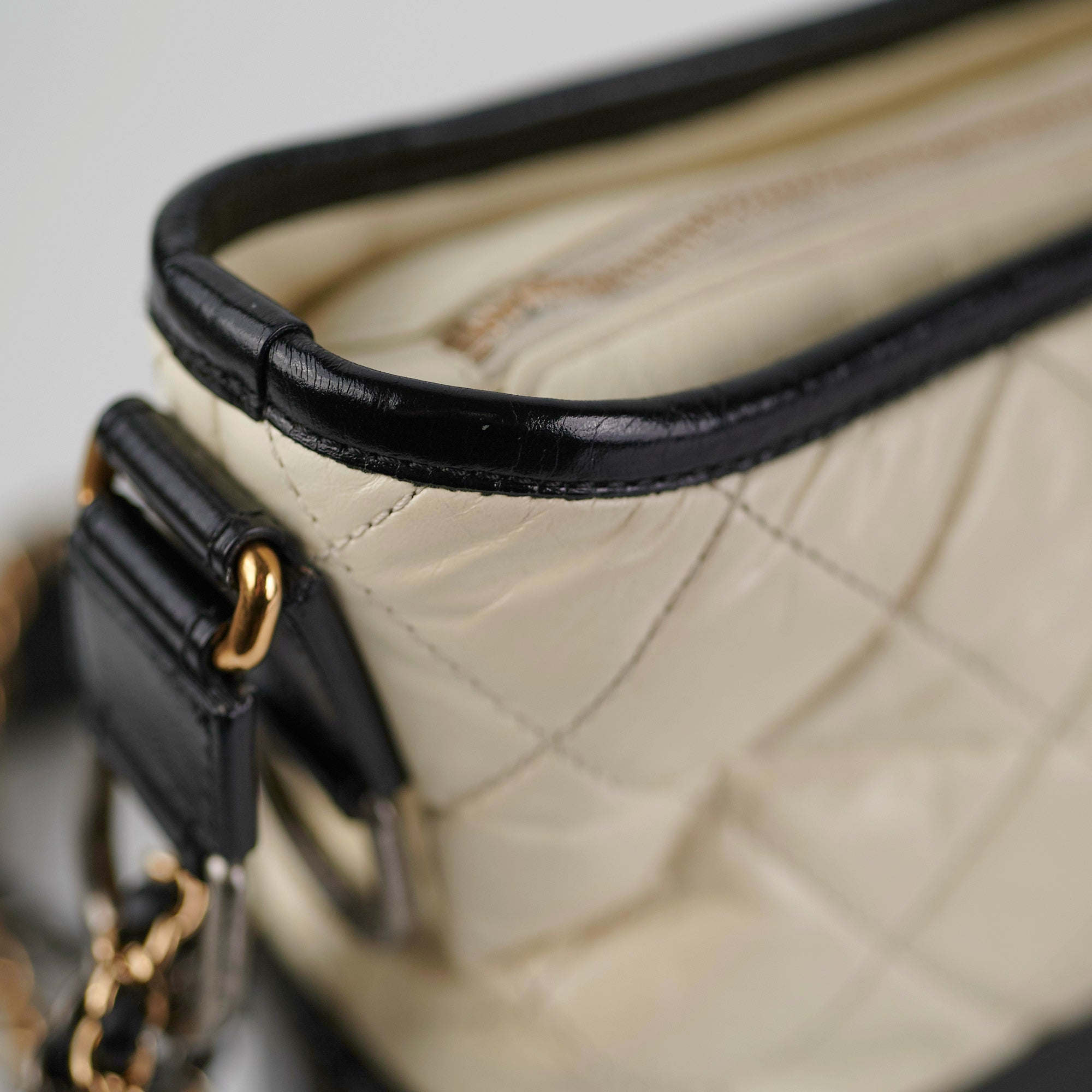 Chanel Small White Gabrielle Lambskin Shoulder Bag - Luxury Designer Handbag for Women | Perfect for Evening Events, Parties & Special Occasions