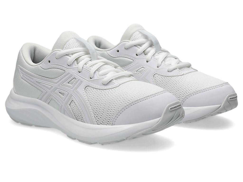 ASICS Kids' Contend 9 GS Triple White Running Shoes - Lightweight & Breathable for Boys & Girls - Perfect for School, Sports & Daily Activities