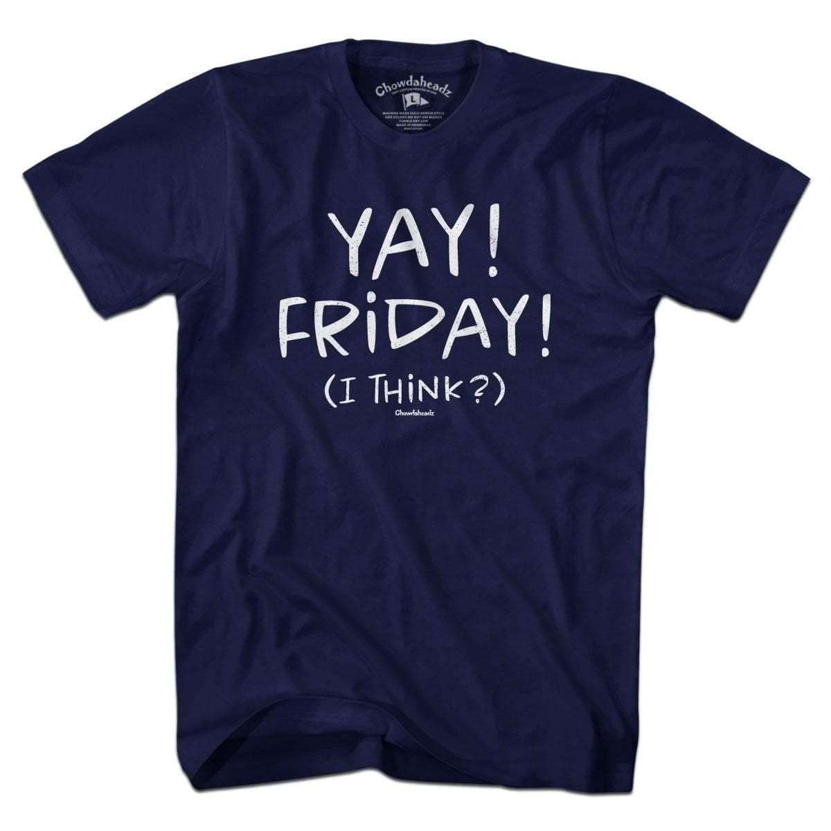 Yay! Friday! Vintage Unisex T-Shirt - Soft Cotton Blend Casual Tee for Weekend Outings & Relaxation