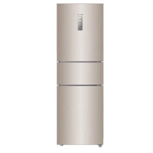Haier BCD-218WLDPPU1 3-Door Refrigerator 218L Energy Efficient - 2 Year Local Warranty with 3-Pin Plug - Perfect for Small Kitchens, Apartments & Dorm Rooms