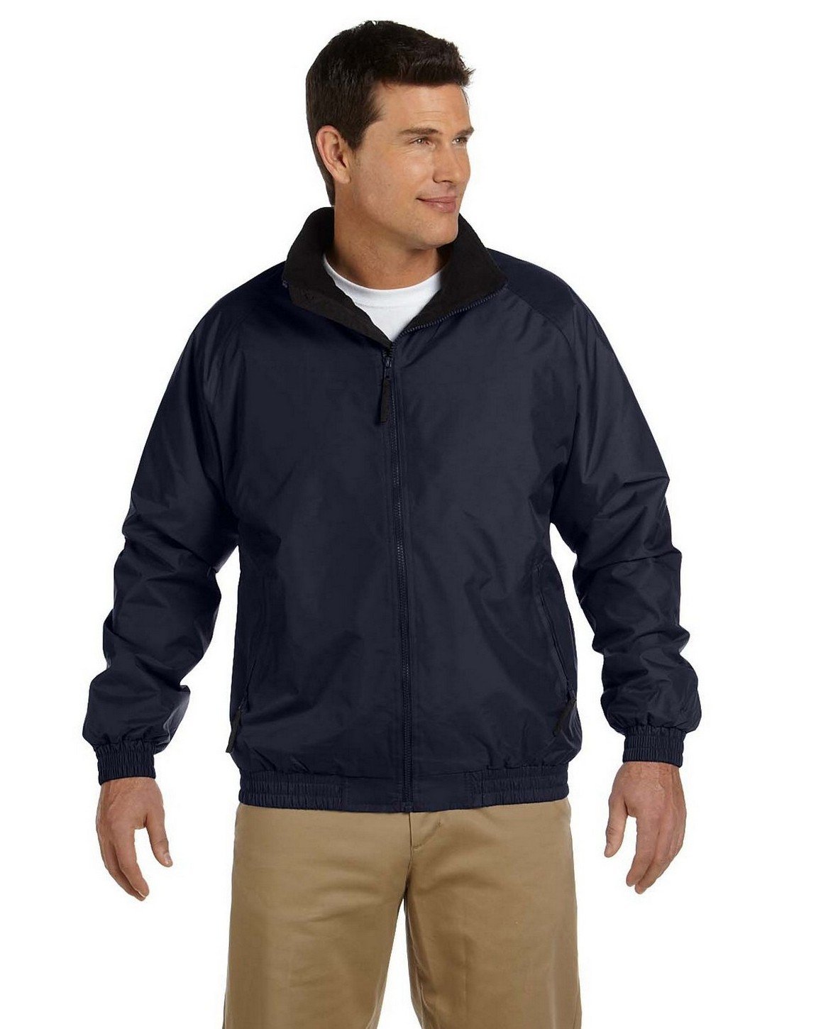M740 Fleece Lined Nylon Jacket for Men & Women - Lightweight Waterproof Windbreaker for Hiking, Camping & Outdoor Activities