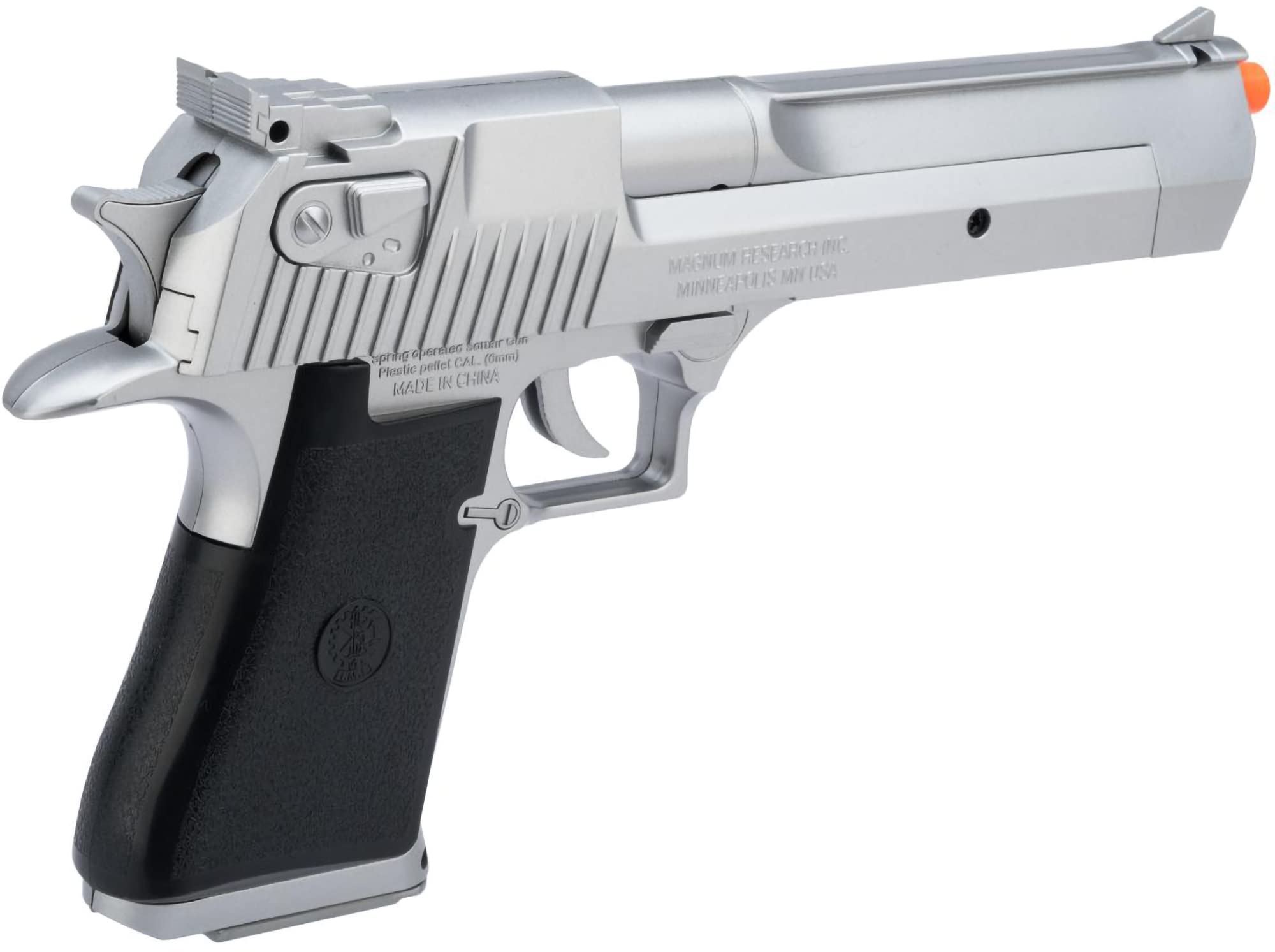 DE Licensed Magnum 44 Airsoft Pistol (Silver) - High Performance CO2 Airsoft Gun for Target Practice, Training & Airsoft Battles | Perfect for Outdoor Games, Tactical Training, Collectors & Survival Gear | Great for Backyard Shooting, Military Simulation & Airsoft Competitions | Ideal for Home Defense Practice, Airsoft Tournaments & Tactical Gear Enthusiasts