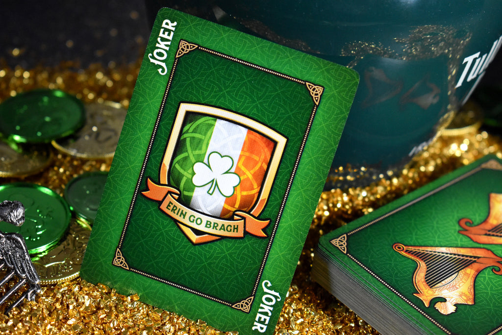 Premium Ireland-Themed Playing Cards - 52 Deck with Celtic Designs - Perfect for Poker, Blackjack, and Irish-Themed Game Nights