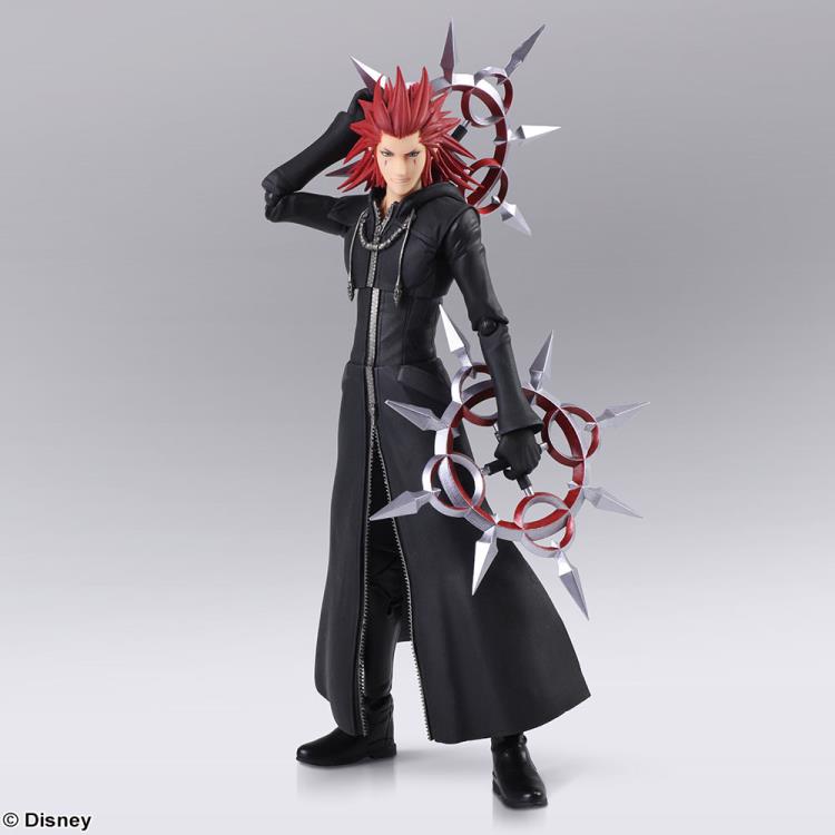 Bring Arts Kingdom Hearts III Axel Action Figure by Square Enix - Collectible Anime Character Model for Display & Gaming Fans