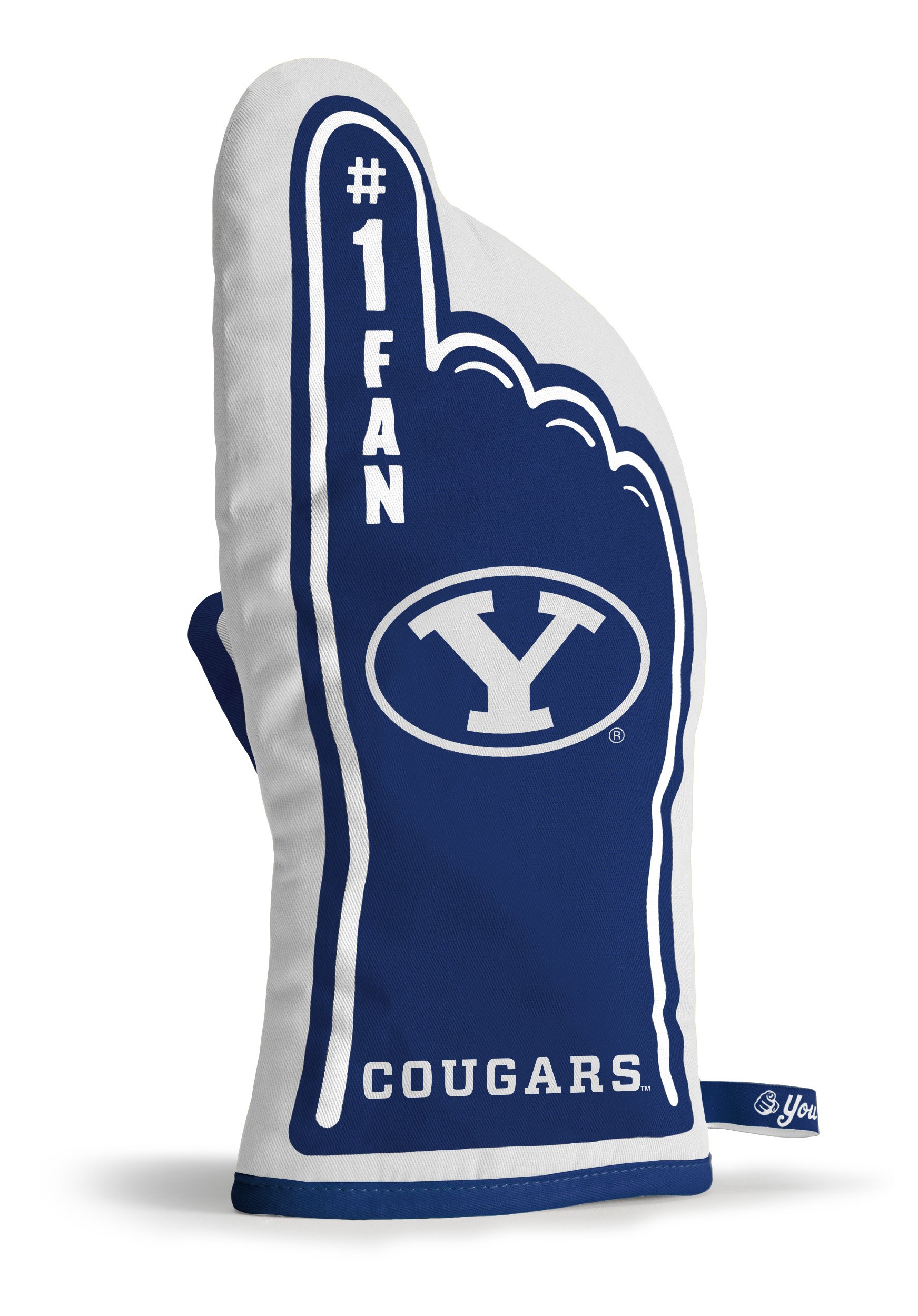 YouTheFan NCAA #1 Heat-Resistant Oven Mitt - Perfect for Baking, Grilling & Kitchen Safety - Officially Licensed College Team Design