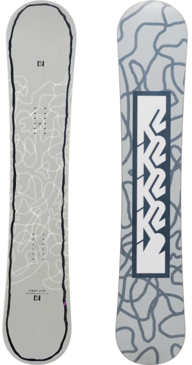 K2 Women's First Lite Snowboard 2024 - Lightweight All-Mountain Snowboard for Beginners & Intermediate Riders | Perfect for Powder, Groomers & Park Riding