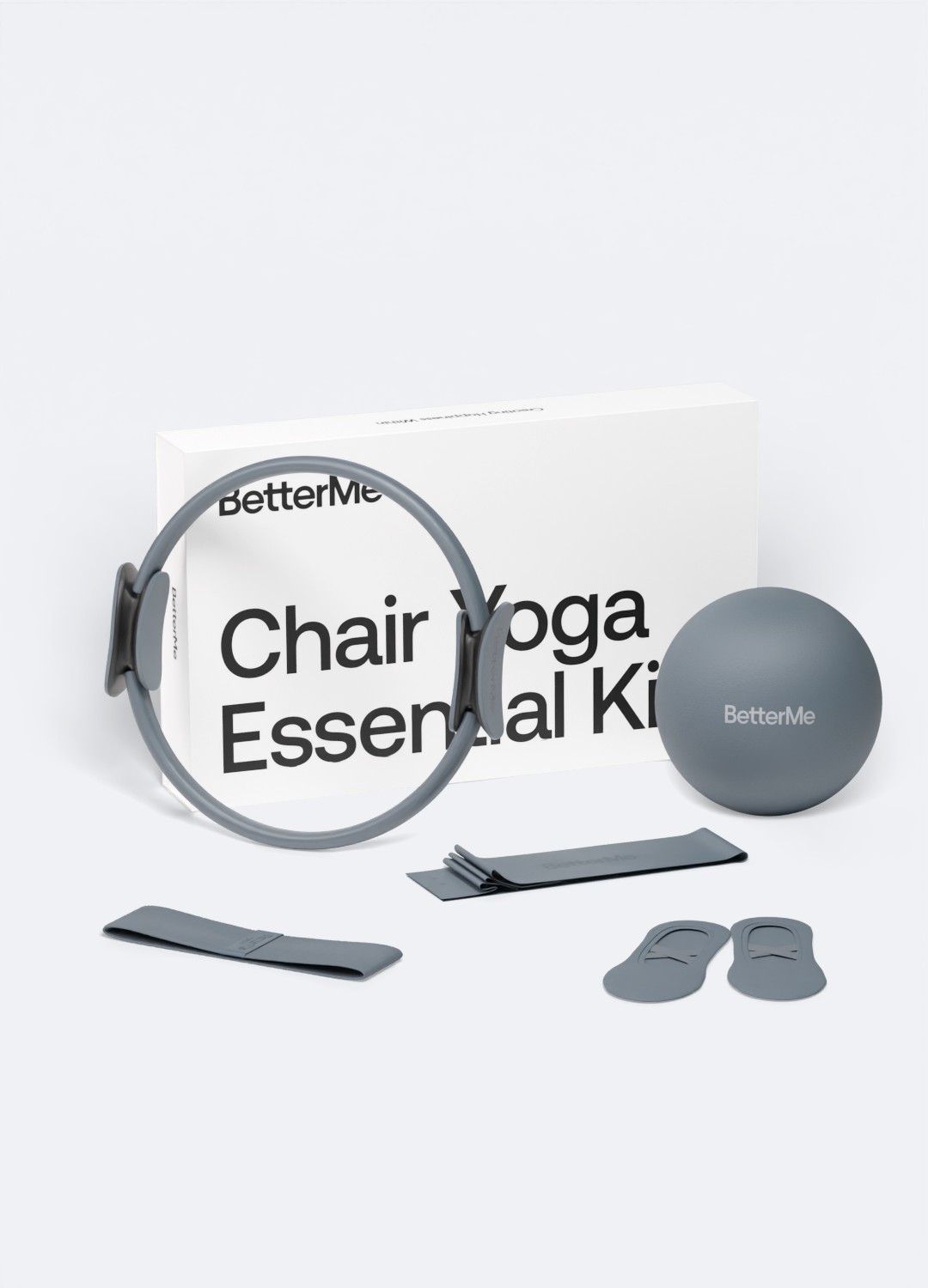 Chair Yoga Essential Kit for Seniors & Beginners - Stretching, Strength & Relaxation - Perfect for Home, Office & Travel Use