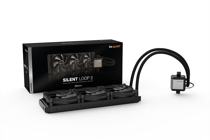 be quiet! SILENT LOOP 2 360mm AIO Liquid CPU Cooler - Ultra Quiet High Performance PC Water Cooling System for Gaming Rigs & Workstations