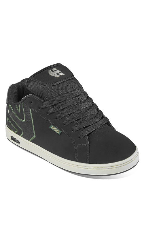Etnies Fader Men's Skate Shoes - Black/Green | Durable & Comfortable Sneakers for Skateboarding, Streetwear & Casual Wear