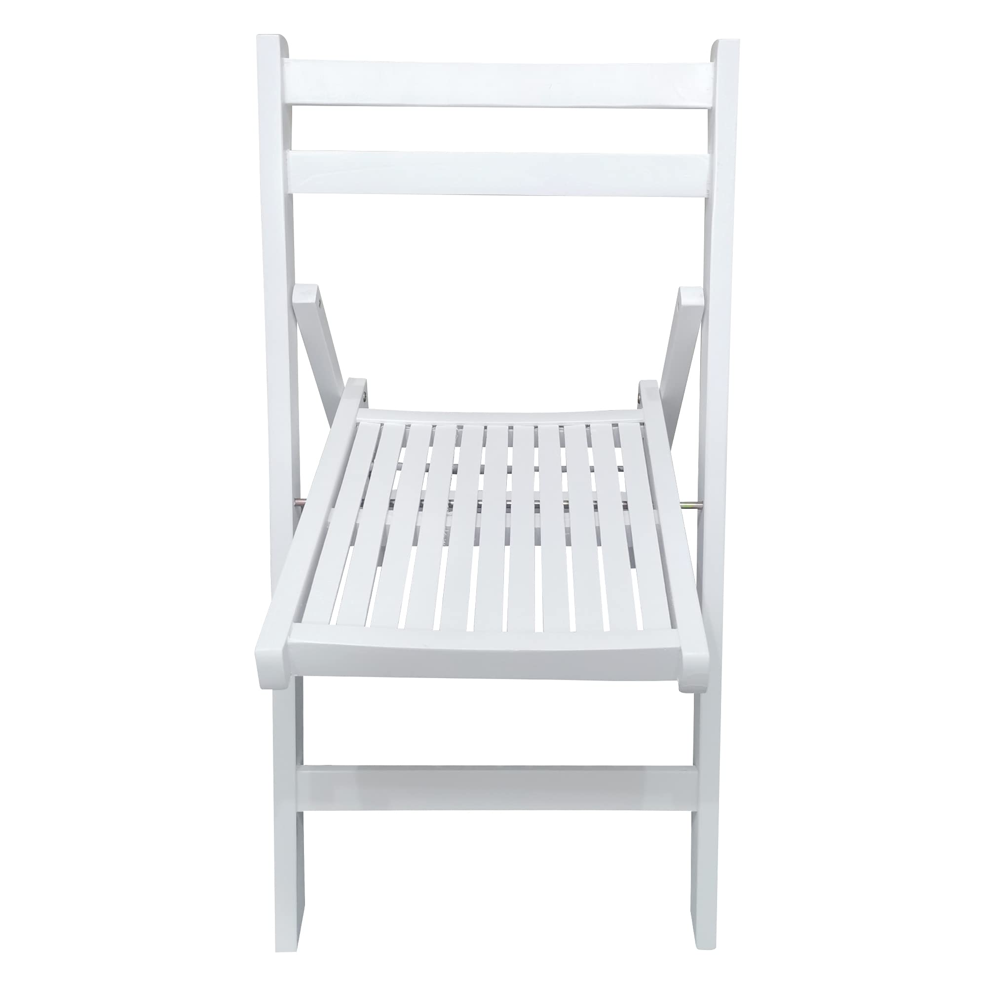 HomVent 4-Pack Wooden Folding Chairs with Slatted Design - Portable Patio Chairs for Living Room, Garden, Balcony, Backyard & Pool - Perfect for Outdoor Relaxation, Indoor Seating & Entertaining Guests