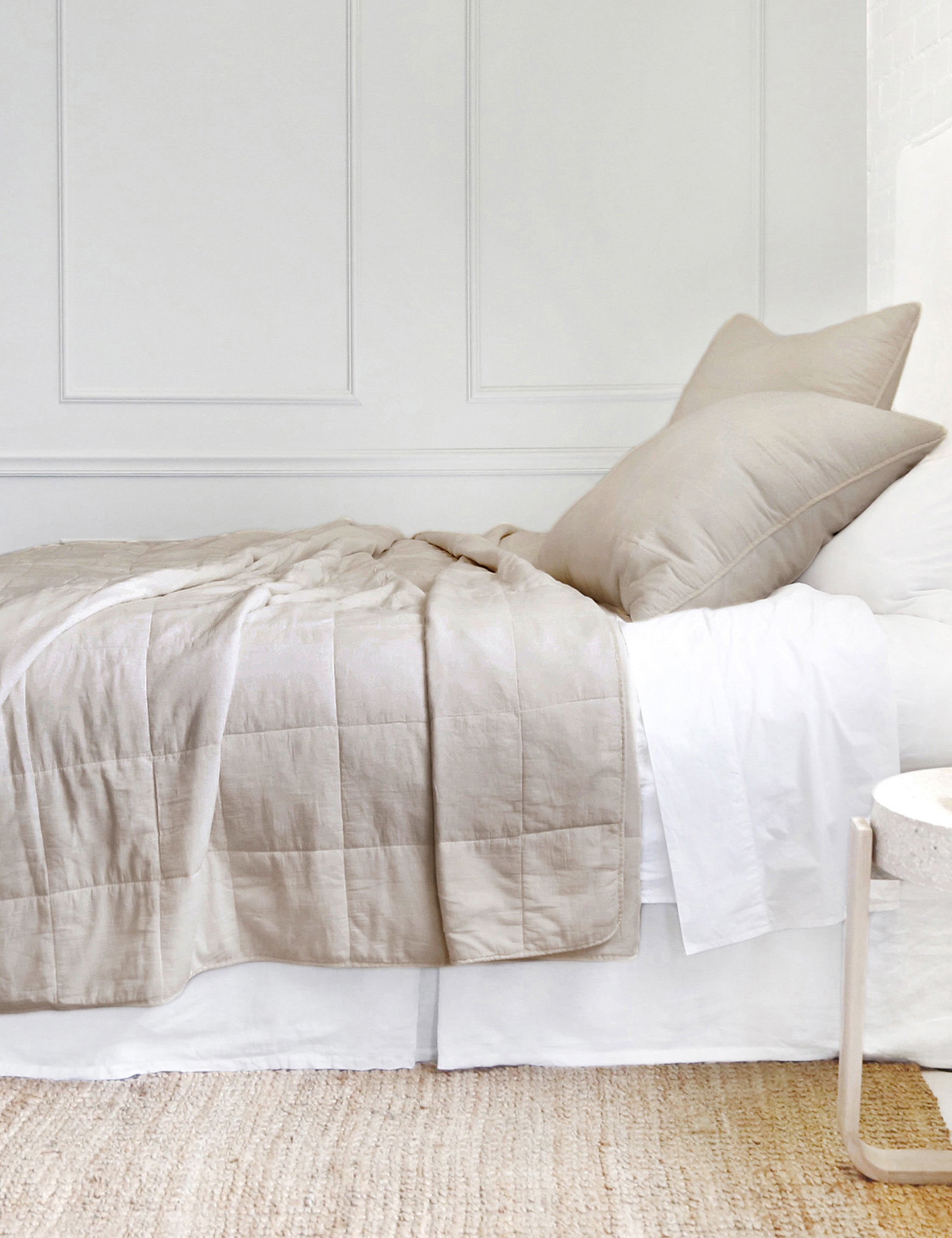 Pom Pom at Home Antwerp Coverlet - Soft & Stylish Bedspread for Cozy Bedroom Decor | Perfect for Master Bedrooms, Guest Rooms & Airbnb Stays