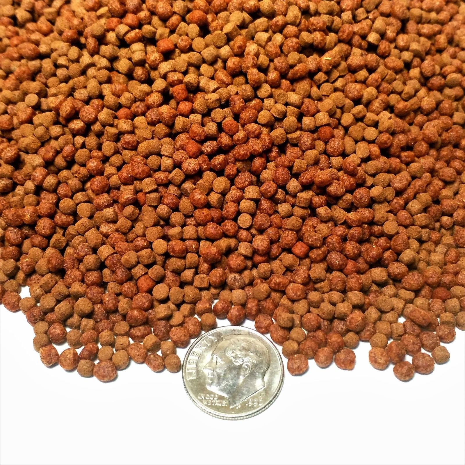 Premium Super Red Fish Food Pellets for Oscar & Discus Cichlids - 5-Type Gourmet Blend for Vibrant Red Coloration - .4oz to 1/4lb - Perfect for Freshwater Aquariums & Color Enhancement