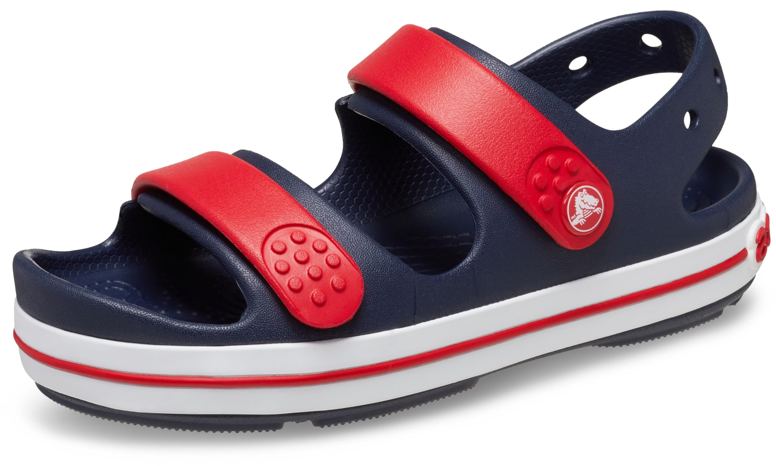 Crocs Unisex Kids Crocband Cruiser Sandals - Lightweight Comfortable Water Shoes for Boys & Girls - Perfect for Beach, Pool, and Outdoor Play