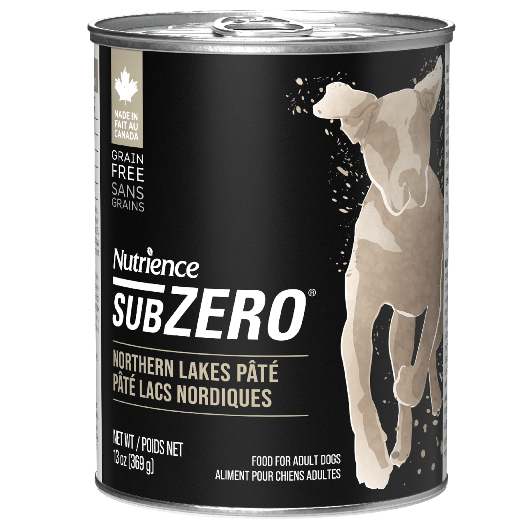 Nutrience SubZero Northern Lakes Pate Canned Dog Food - High Protein Grain-Free Wet Food for All Breeds - Perfect for Travel, Camping & Daily Meals