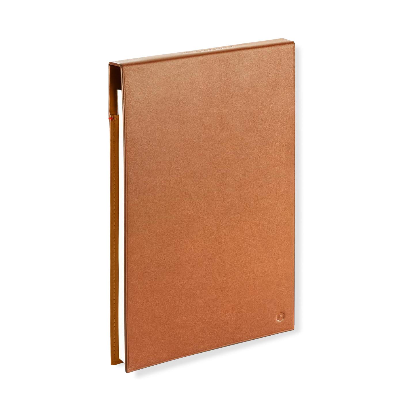 Premium Caran d'Ache A5 Leather Notebook - Light Brown Journal for Writing, Sketching & Note Taking - Perfect Gift for Professionals & Students