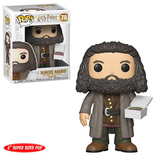 Harry Potter Rubeus Hagrid with Cake 6 Inch Pop! Vinyl Figure #78 - Funko Pop Collectible for Fans, Gift for Birthday & Christmas, Perfect for Display & Decoration