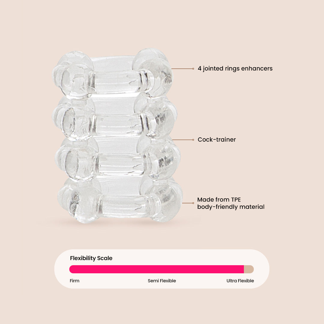 COLT® Enhancer Rings - Premium Silicone Penis Rings for Men | Stronger & Longer Erections | Couples & Solo Play | Ideal for Enhanced Pleasure & Performance in Bedroom