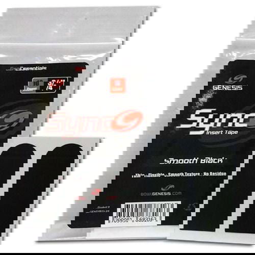 Genesis Sync Black 3/4 Inch Insert Bowling Tape - 10 Pack | Grip Enhancement for Bowling Balls | Perfect for League Play & Tournament Performance