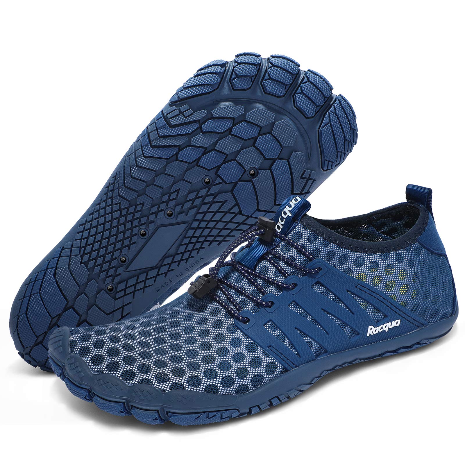 **Racqua Quick-Dry Composite Mesh Water Shoes for Men & Women - Lightweight & Comfortable for Swimming, Beach, Kayaking & Water Sports**