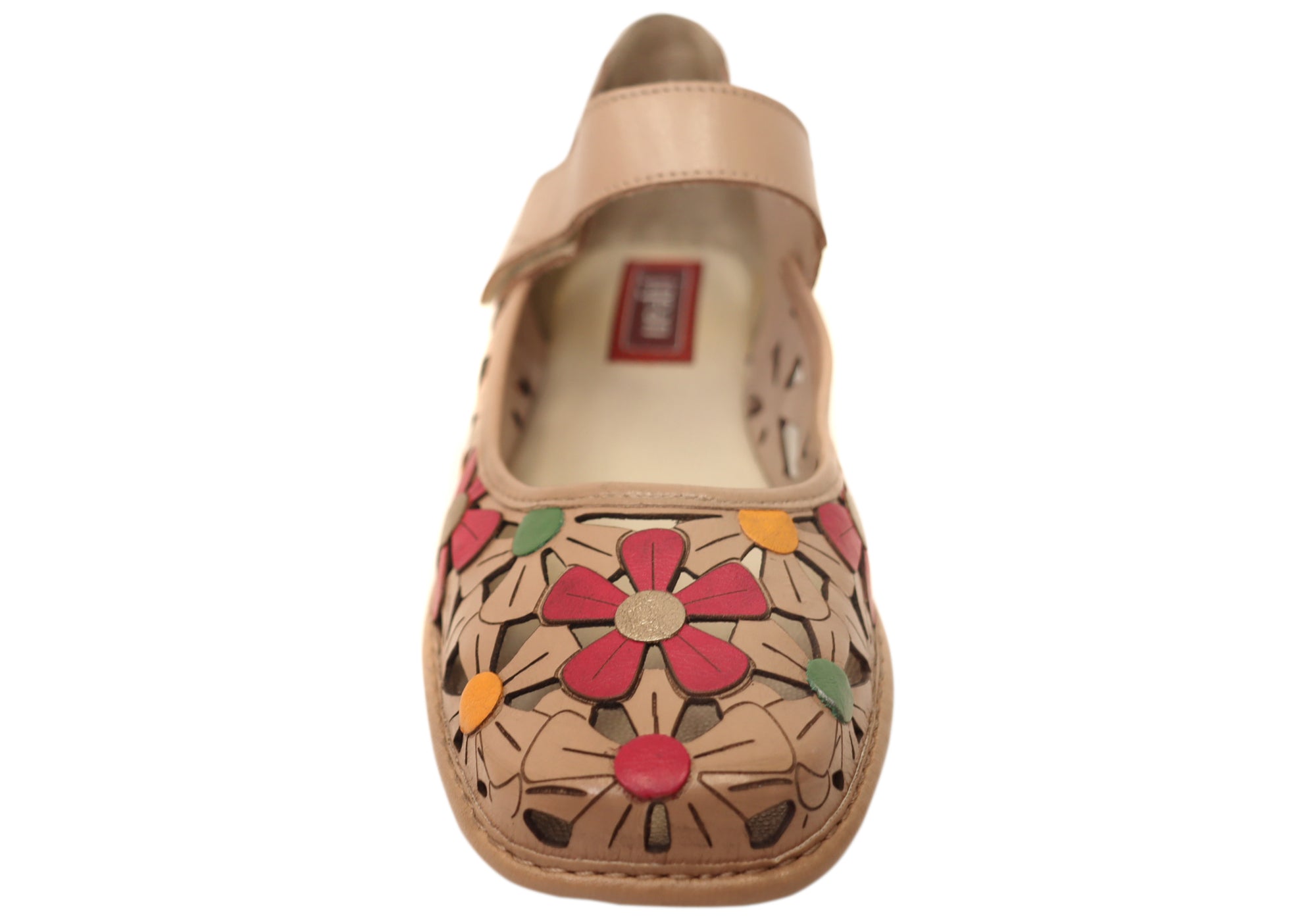 J Gean Azaelia Women's Comfortable Brazilian Leather Mary Jane Shoes - Classic & Elegant Flat Shoes for Work, Office & Casual Wear