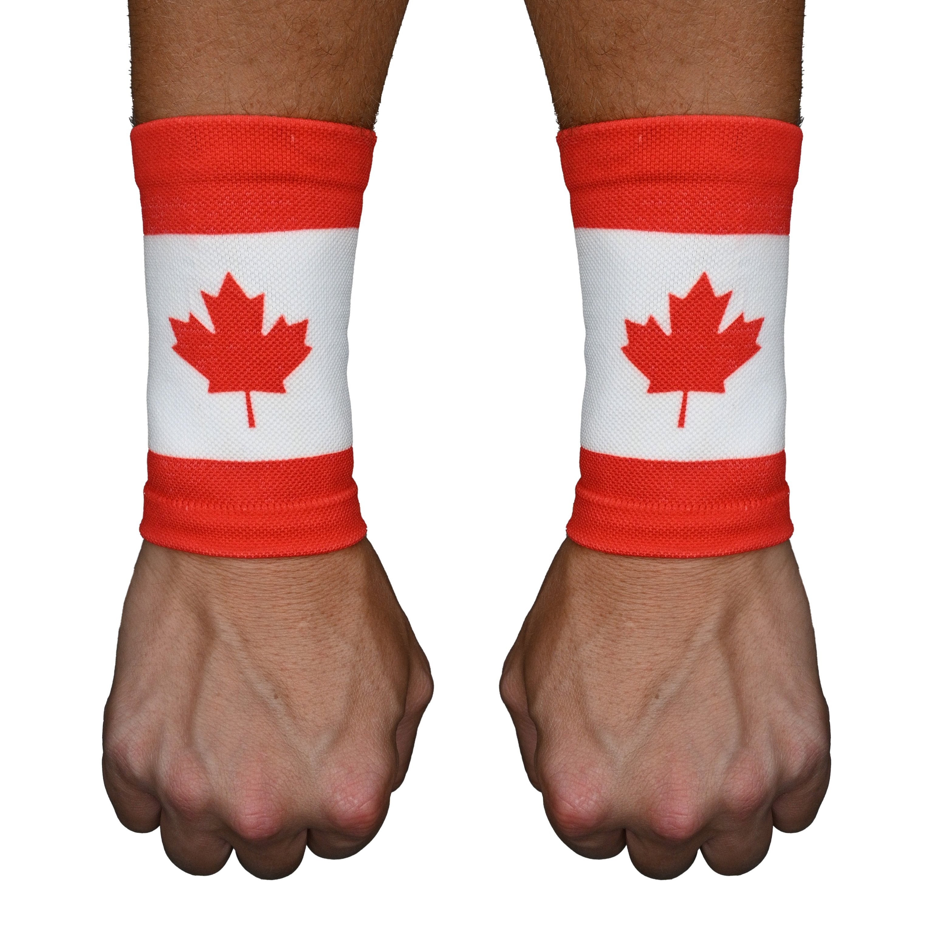 Canada Flag Wrist Support Sleeves - Compression Brace for Arthritis, Carpal Tunnel & Workout Support - Comfortable Wrist Wrap for Typing, Gaming & Sports