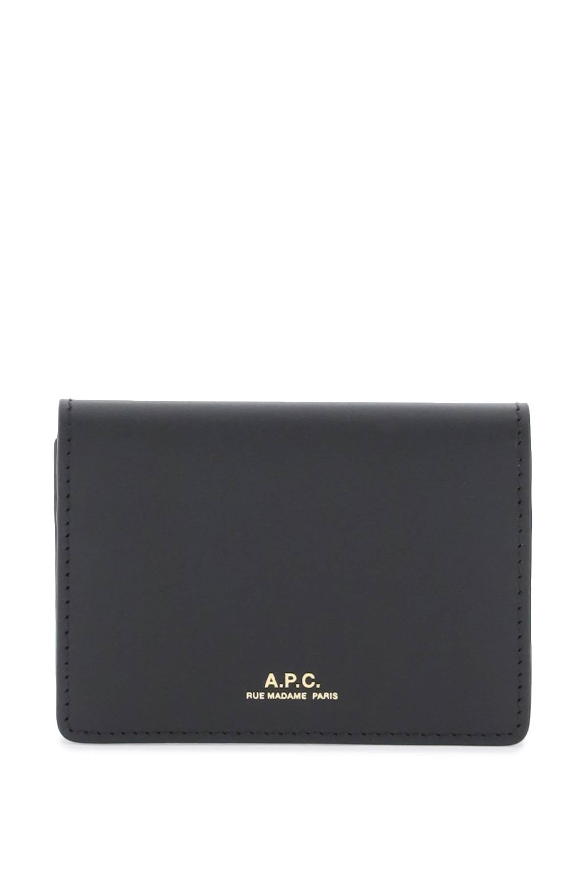APC Leather Stefan Card Holder - Slim RFID Blocking Wallet for Men & Women | Perfect for Travel, Business & Everyday Use