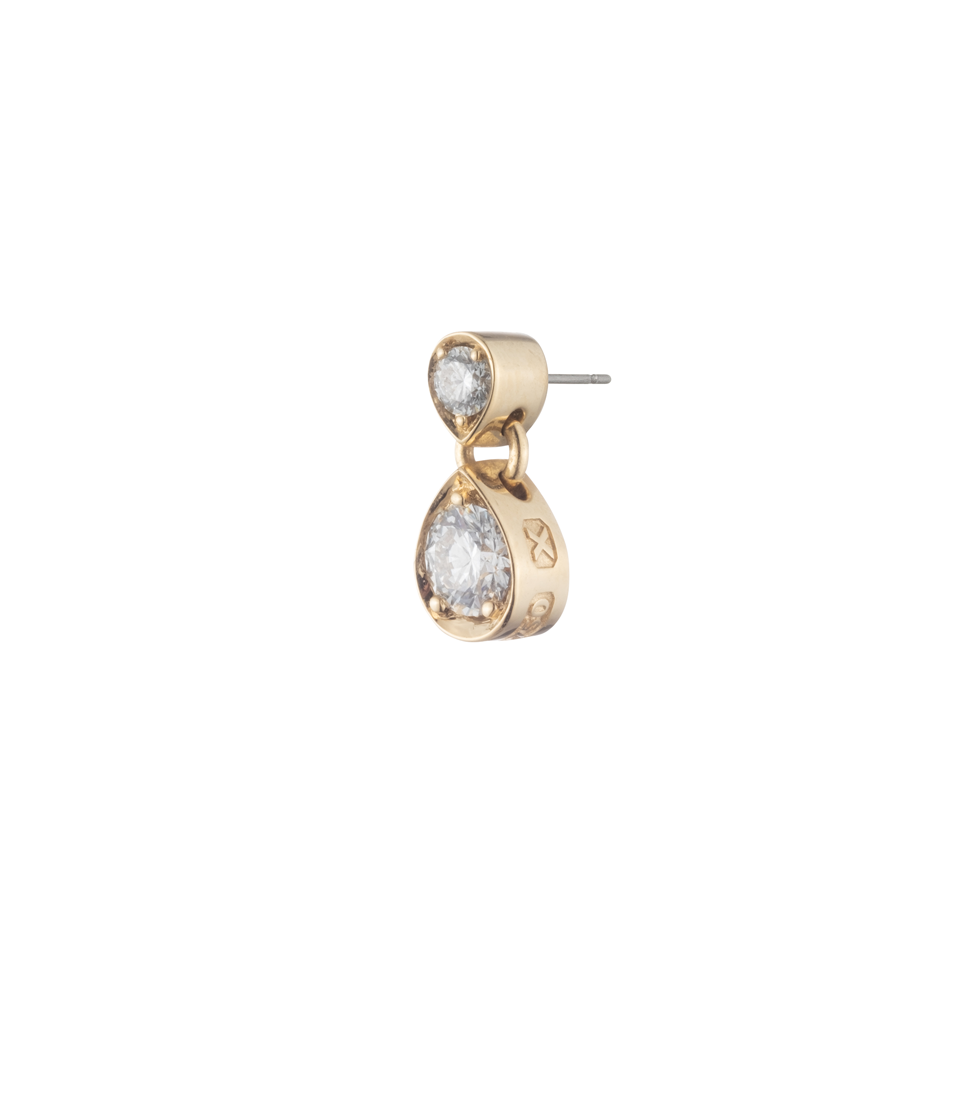 Forever & Always Diamond Gemstone Double Drop Earrings - Romantic Gift for Anniversary, Valentine's Day & Special Occasions