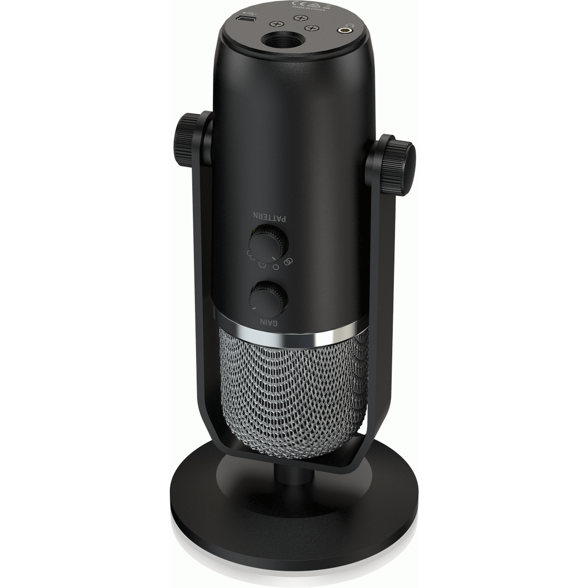Behringer Bigfoot USB Studio Condenser Microphone - Professional Recording Mic for Podcasting, Streaming & Home Studio Use