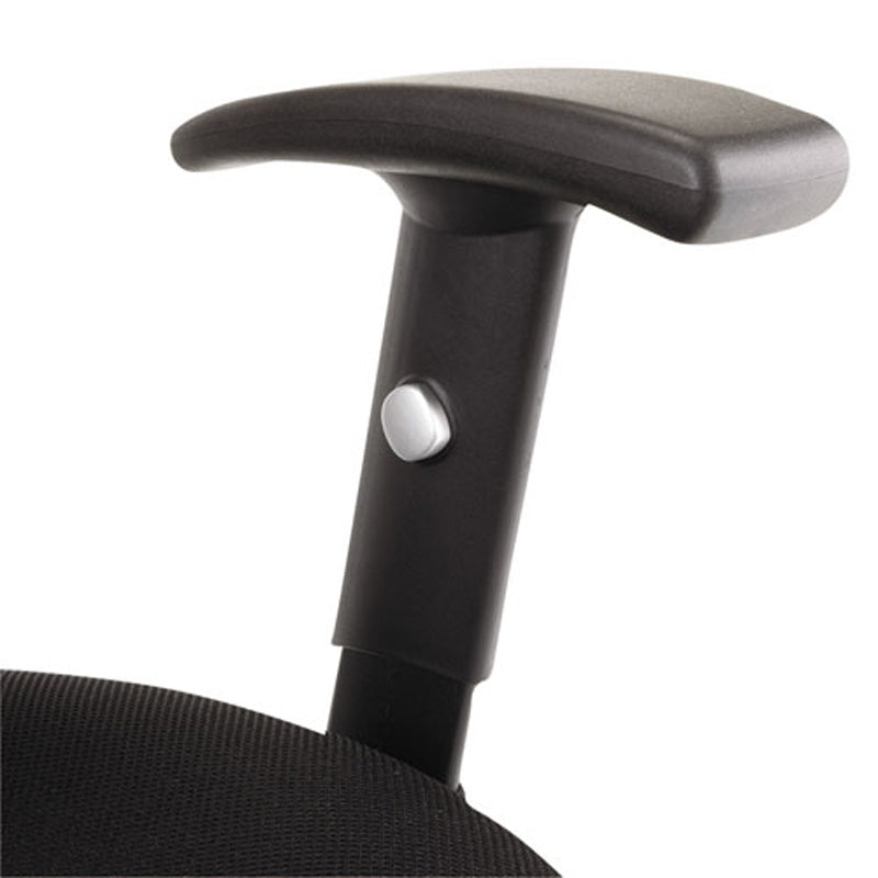 Eon Ergonomic Mesh Office Chair with Lumbar Support - Adjustable Height Mid Back Computer Desk Chair for Home & Office - Black