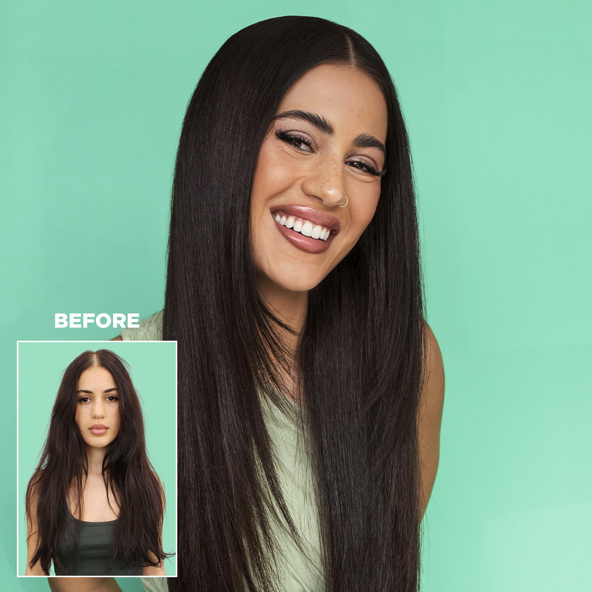 DESIGNME GLOSS.ME Hydrating & Shine Hair Care System - Sulfate Free Shampoo, Conditioner for Dry Hair, Hair Serum & Mask with Hemp & Argan Oil - Strengthens, Softens & Adds Shine - Perfect for Damaged, Frizzy or Color-Treated Hair - Salon Quality Treatment at Home