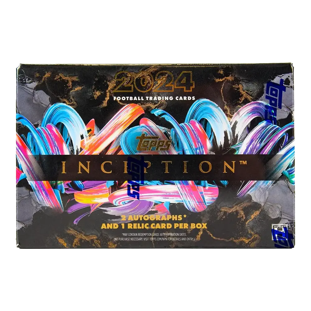 2024 Topps Inception Football Hobby Box - Premium NFL Trading Cards Collection for Collectors & Fans - Perfect for Sports Memorabilia Displays & Investment