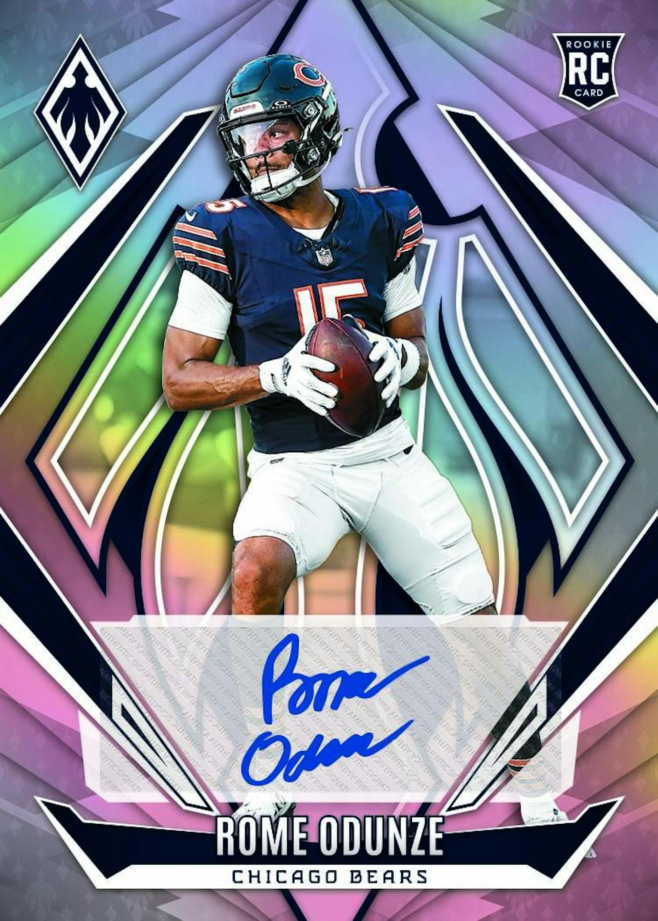 2024 Panini Phoenix Football Hobby Box - 12 Packs with Autographs & Memorabilia Cards - NFL Trading Cards Collection for Collectors & Fans - Perfect for Gifts, Investments & Fantasy Football