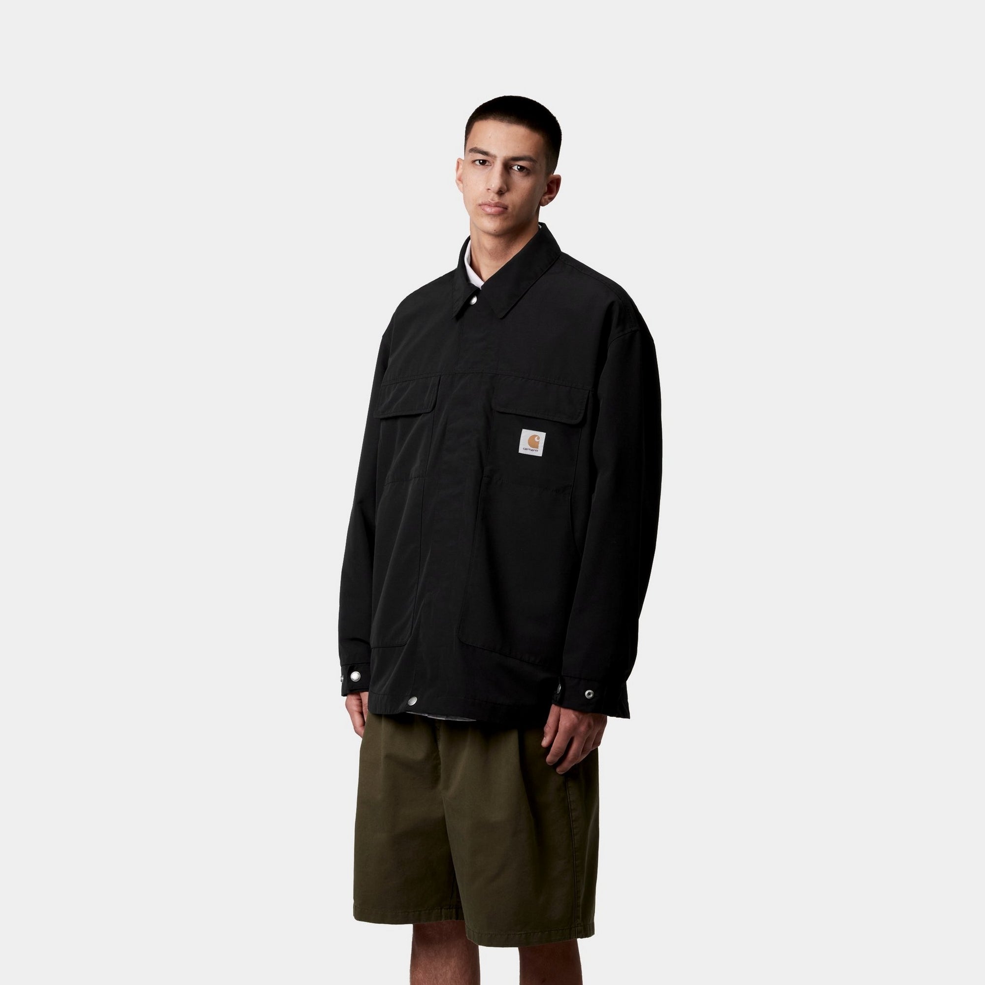 Liam Jacket for Men - Stylish Black Winter Coat with Warm Fleece Lining | Perfect for Outdoor Activities, Hiking, and Casual Wear