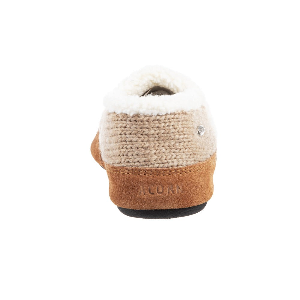 Women's Acorn® Nordic Moc Slippers with Indoor/Outdoor Sole - Cozy House Shoes for Winter, Home, Travel & Outdoor Use