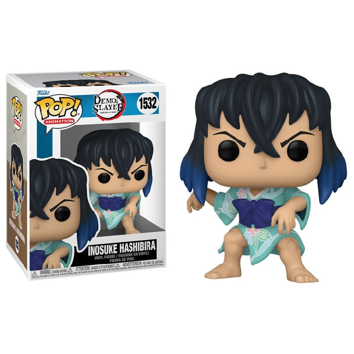 Demon Slayer Pop! Vinyl Figure - Inosuke Hashibira in Kimono [Funko #1532] | Anime Collectible, Gift for Fans, Perfect for Display & Cosplay Inspiration