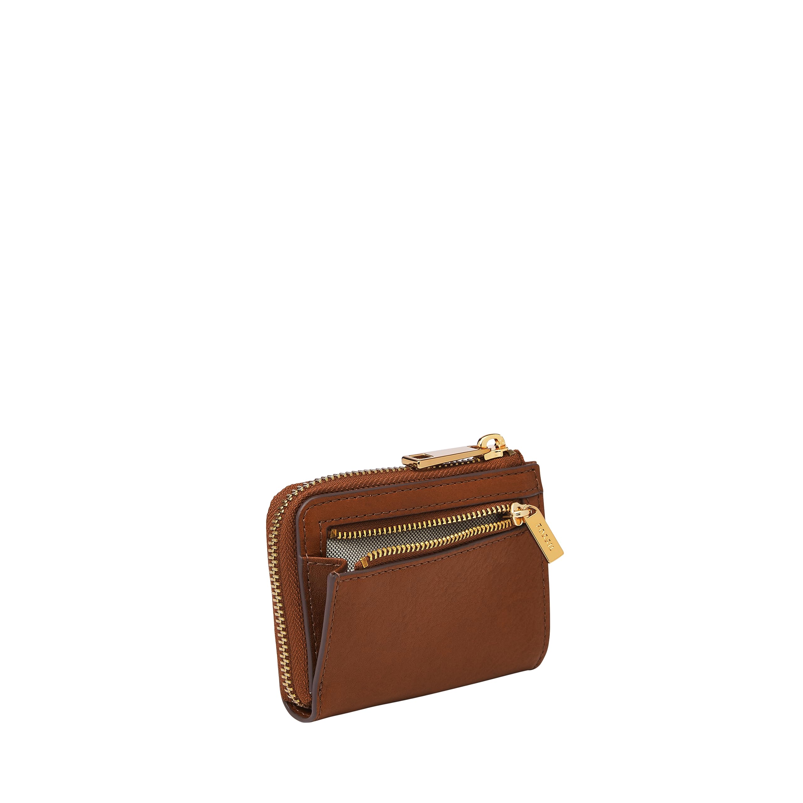 Fossil Women's Liza Leather Zip Wallet - Stylish & Compact Card Holder for Everyday Use, Travel & Gifts