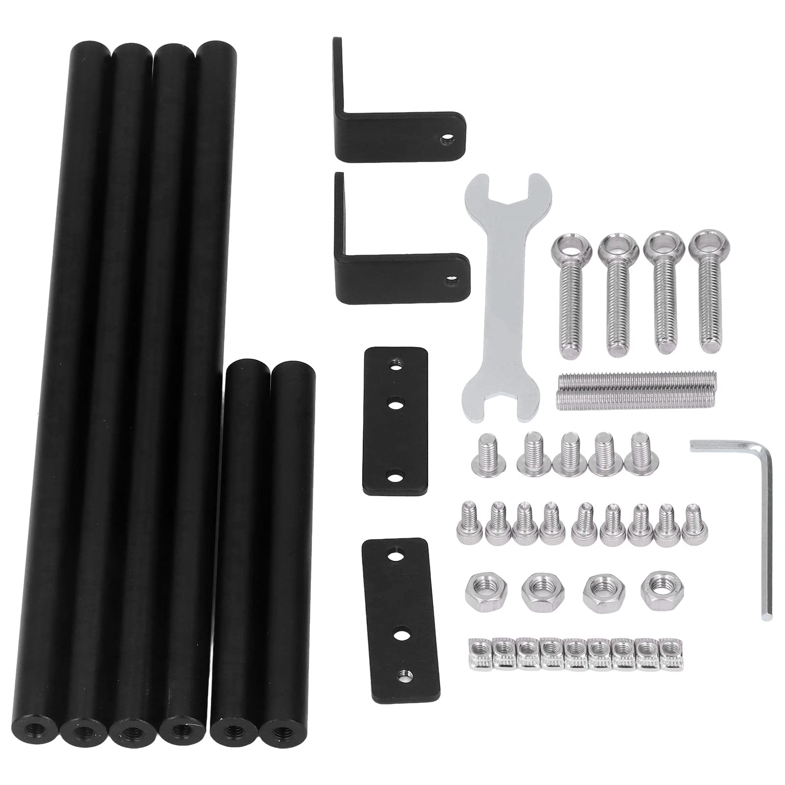 Aluminum Supporting Rod Set for 3D Printers - Easy Bolt-on Installation & Stable Structure | Perfect for DIY 3D Printing Projects & Machine Stability Enhancement