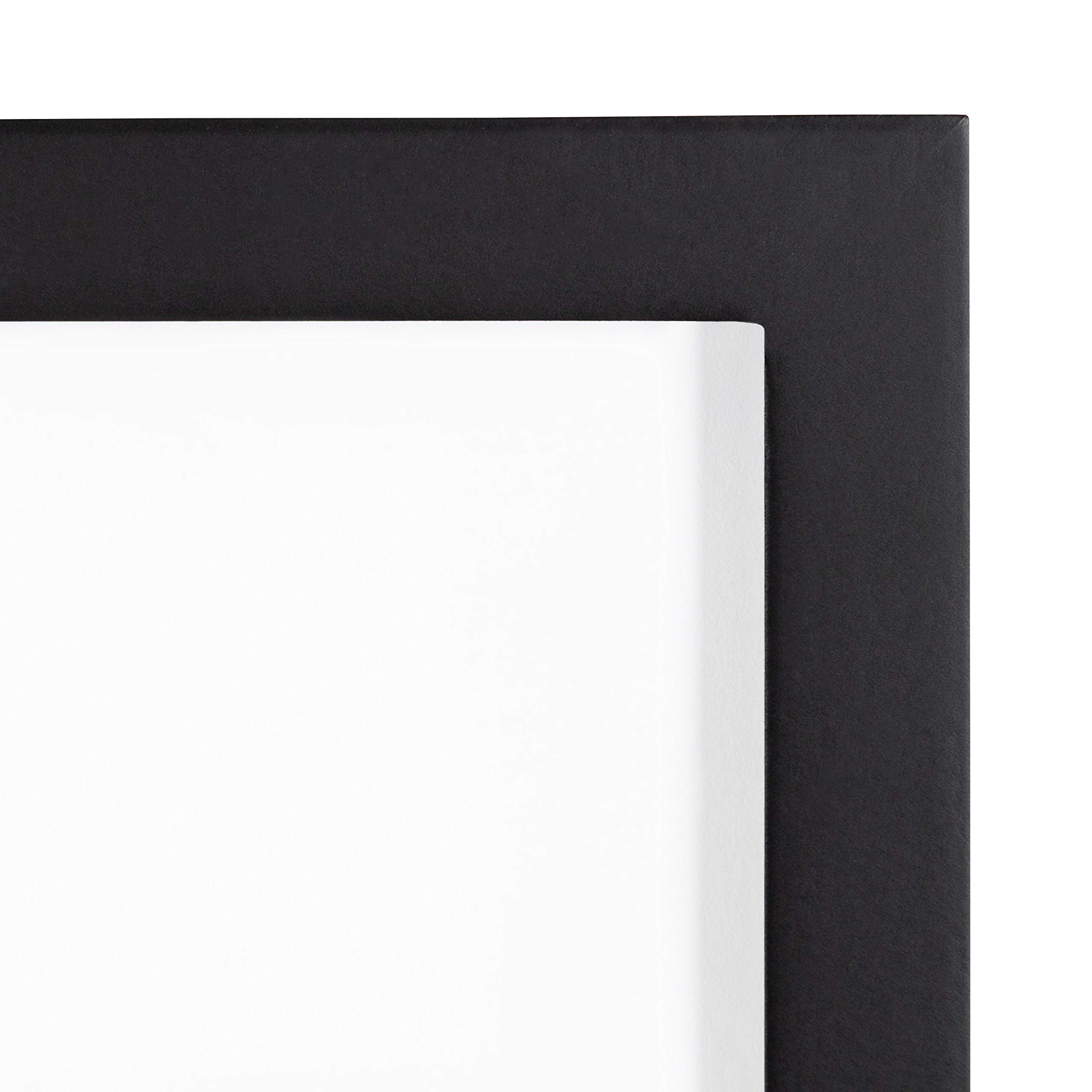 Kate & Laurel Transitional Frame & Shelf Set - 8-Piece Rustic Brown & Black Picture Frame Collage with Multiple Sizes - Perfect for Living Room, Bedroom & Office Wall Decor