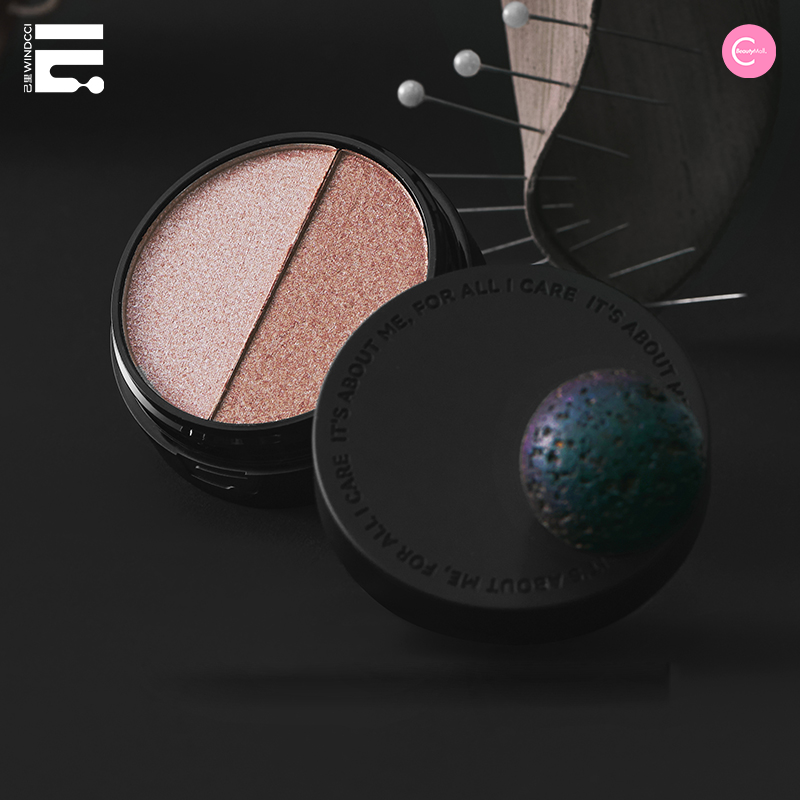WINDCCI Sarcastic Glow Dual Shade Eyeshadow Palette - Long Lasting Matte & Shimmer Makeup for Day & Night Looks - Perfect for Parties, Date Nights & Special Occasions