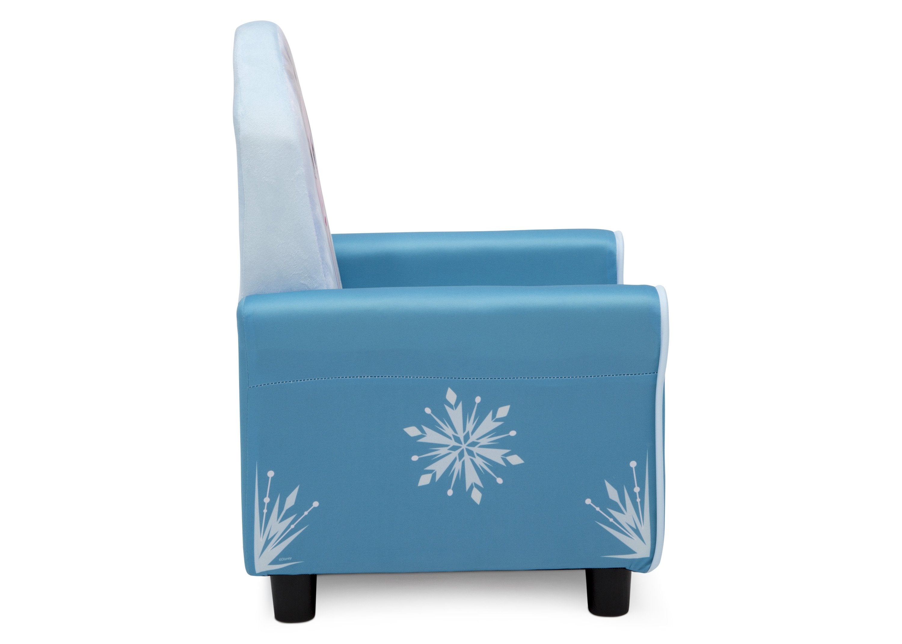 Frozen II Elsa Kids Chair - Plush Upholstered Children's Chair with Back Support - Perfect for Bedroom, Playroom & Disney Movie Nights