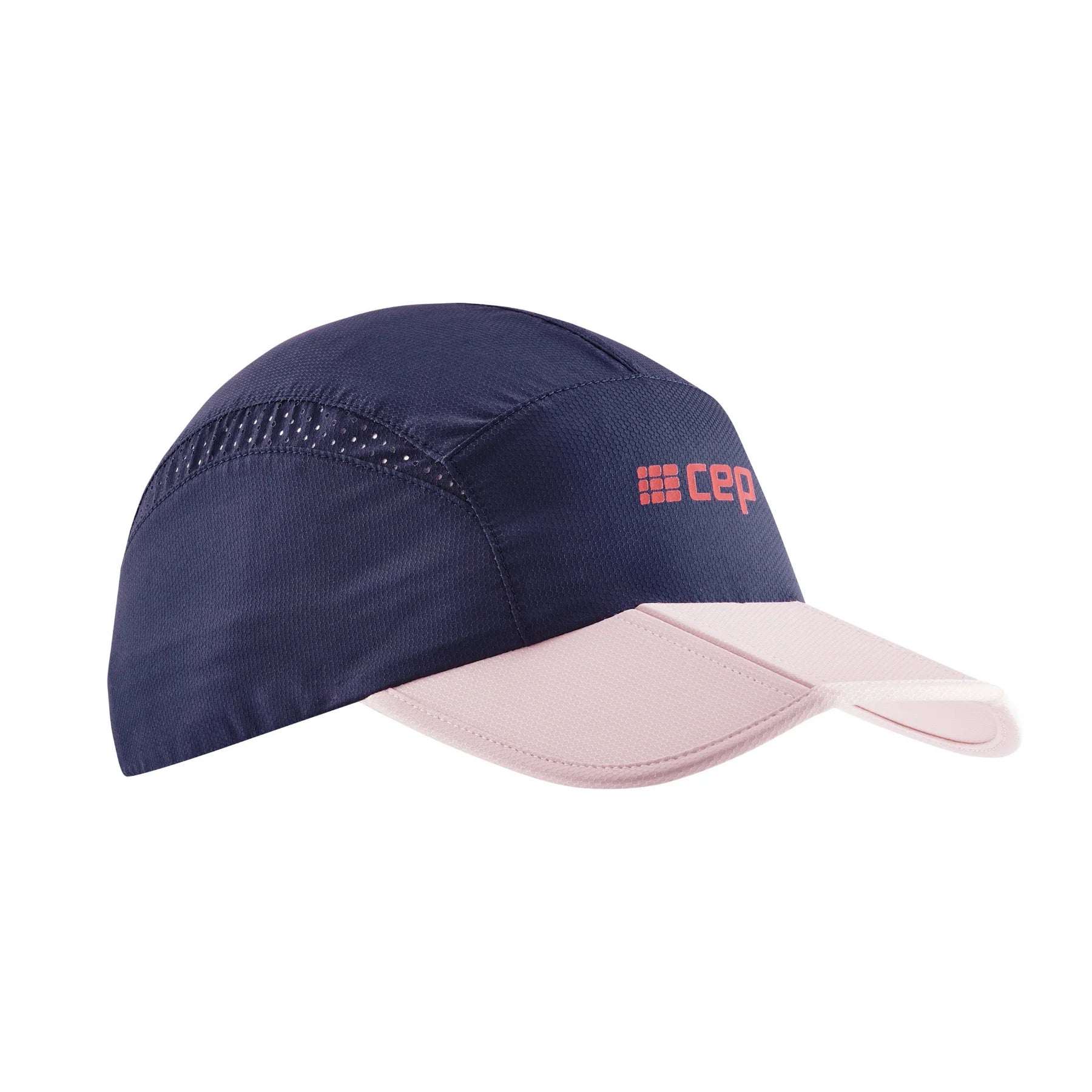CEP Unisex Running Cap - Dark Blue & Cream | Lightweight Breathable Hat for Men & Women | Perfect for Jogging, Hiking & Outdoor Activities